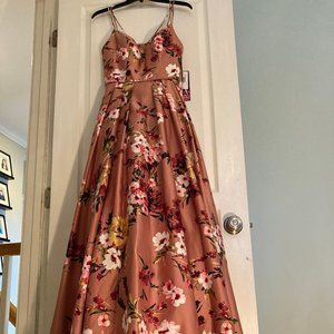 Stacy Sklar Floral Prom Dress